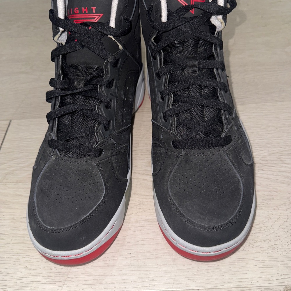 Nike Air Flight Lite High Black Sneakers Classic Style - Picture 4 of 10